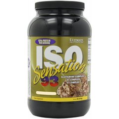 Сироватковий протеїн ізолят Ultimate Nutrition ISO Sensation 910 грам Пченье Крем