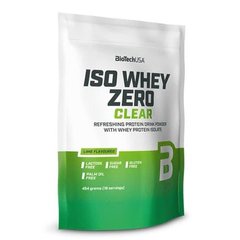 Сироватковий протеїн ізолят BioTech Iso Whey Zero Clear (454 г) Lime