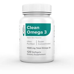 Омега 3 очищена OmneDiem (Clean Omega 3) 120 мягких капсул