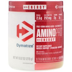 Комплекс амінокислот Dymatize Amino Pro Energy 270 г strawberry kiwi