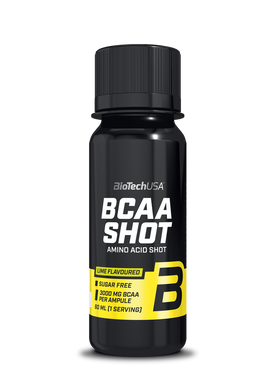 Жидкие БЦАА Biotech BCAA Shot 20*60 мл lime