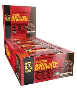 протеїнові батончики Mutant Protein Brownie 12х58 грамм Chocolate Peanut Butter