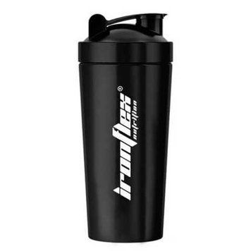 Шейкер IronFlex Steel Shaker 750 мл Чорний