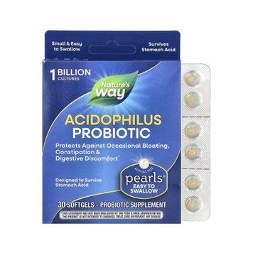 Пробіотики Nature&rsquo;s Way Acidophilus Probiotic 30 М&rsquo;яких Капсул