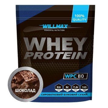 Сироватковий протеїн концентрат Willmax Whey Protein 80 40 г шоколад