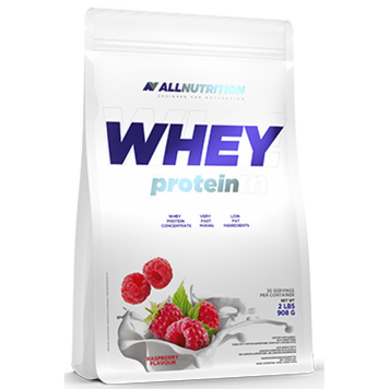 Сироватковий протеїн концентрат AllNutrition Whey Protein (900 г) Raspberry