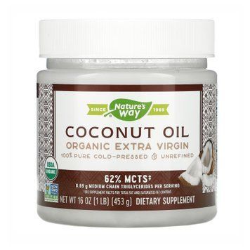 Кокосове масло Nature&rsquo;s Way Organic Extra Virgin Coconut Oil 16 oz 473 мл