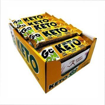 Фитнес батончики GoOn Nutrition Goon Keto Bar 24х50 г Peanut Butter