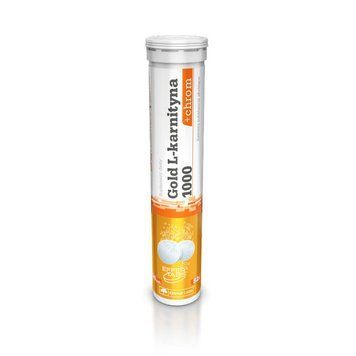 L-карнитин Olimp Gold L-karnityna 1000 + chrom 20 таблеток