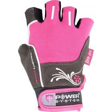 Рукавички для фітнесу і важкої атлетики Power System woman's Power PS-2570 жіночі Pink XS