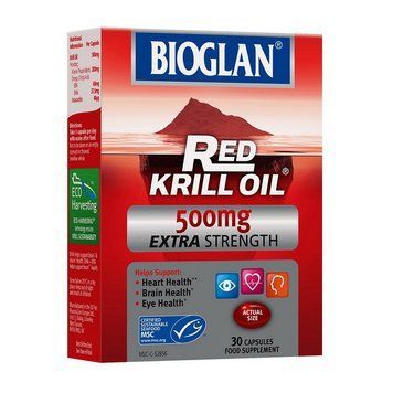 Крилевий жир Bioglan Extra Strength Red Krill Oil 500 mg 30 капсул