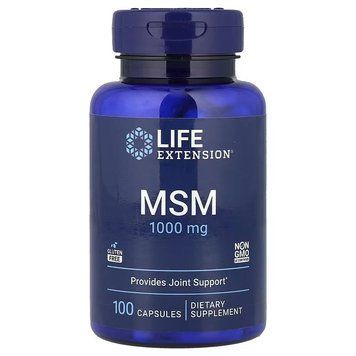 МСМ, Метилсульфонилметан, MSM, Life Extension, 100 капсул