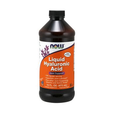 Рідка Гіалуронова кислота Now Foods Liquid Hyaluronic Acid (473 мл)