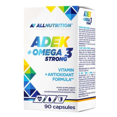 Омега 3 AllNutrition ADEK + Strong Omega 3 90 капсул