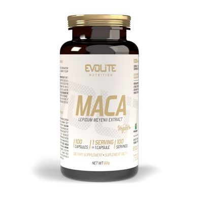 Мака екстракт кореня Evolite Nutrition Maca 500 mg 100 вег. капсул