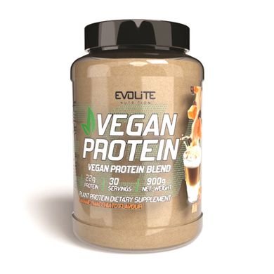 Рослинний протеїн Evolite Nutrition Vegan Protein 900 г caramel macchiato