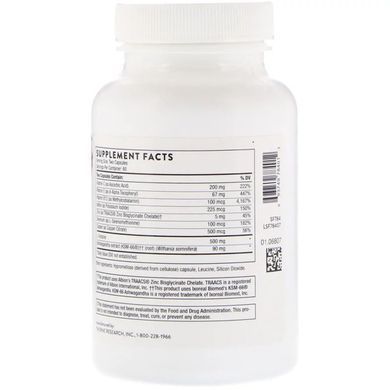 Підтримка щитовидної залози, Thyrocsin, Thorne Research, 120 капсул