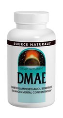 DMAE (діметіламіноетанол) 351мг, Source Naturals, 200 капсул