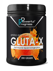 Глютамин Powerful Progress Gluta-X 300 г strawberry mix