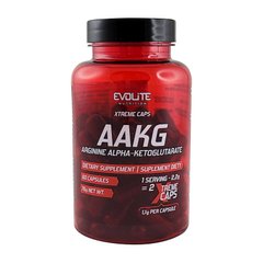 L-аргинин альфа-кетоглютарат Evolite Nutrition AAKG Extreme 60 капсул