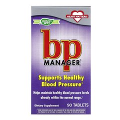 Добавка для підтримки кров’яного тиску Nature’s Way BP Manager 90 таблеток
