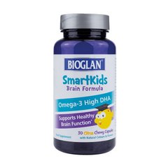 Омега 3 для детей Bioglan Smartkids Omega-3 High DHA Brain Formula 30 жевательных конфет citrus