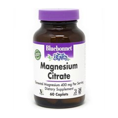 Цитрат магния Bluebonnet Nutrition Magnesium Citrate 400 mg 60 каплет