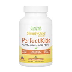 Витамины для детей Super Nutrition SimlyOne Chewable Perfect Kids 60 жев. таблеток mixed berry