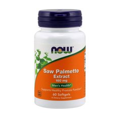 Со Пальметто Now Foods Saw Palmetto Extract 160 mg 60 капсул