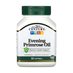Масло примулы вечерней 21st Century Evening Primrose Oil 60 капсул