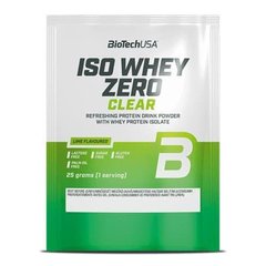 Сироватковий протеїн ізолят BioTech Iso Whey Zero Clear (25 г) Lime