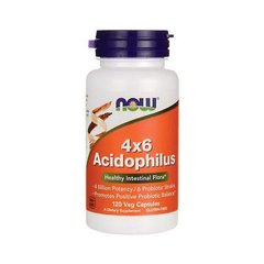 Пробіотики Now Foods 4x6 Acidophilus 120 капс