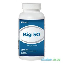 Комплекс витаминов группы Б GNC Big 50 (100 таб)