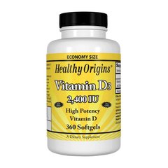 Витамин д3 Healthy Origins Vitamin D3 2400 IU 360 капсул
