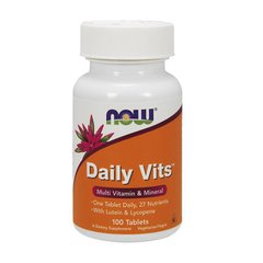Комплекс вітамінів Now Foods Daily Vits (100 таб) дейлі віт