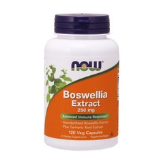 Босвелія екстракт Now Foods Boswellia Extract 250 mg 120 вег. капс