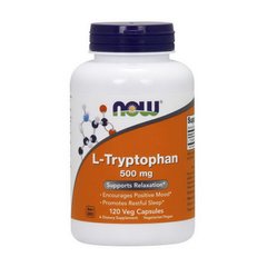 L-триптофан Now Foods L-Tryptophan 500 мг (120 капс) нау фудс