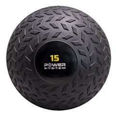 М'яч SlamBall для кросфита і фітнесу Power System PS-4117 15кг рифлений