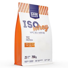 Сироватковий протеїн ізолят UNS Iso Whey 750 грам Горіх шоколад