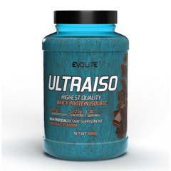 Сывороточный протеин изолят Evolite Nutrition UltraIso 900 г chocolate