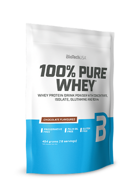 Сироватковий протеїн концентрат BioTech 100% Pure Whey (454 г) banana