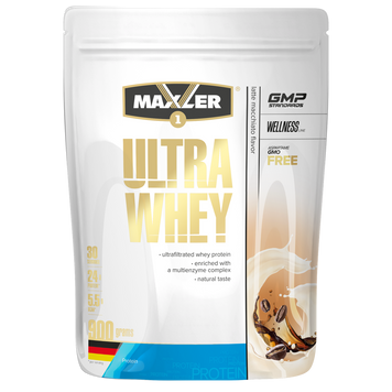 Комплексний протеїн Maxler Ultra Whey (900 г) пакет latte macchiato