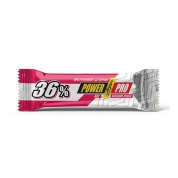 Протеїновий батончик Power Pro Power Pro 36% 60 г малиновий крюшон