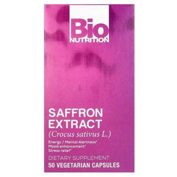 Экстракт шафрана, Bio Nutrition, 50 капсул на растительной основе