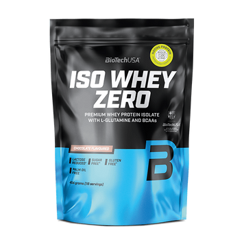 Сироватковий протеїн ізолят BioTech Iso Whey Zero 454 г шоколад
