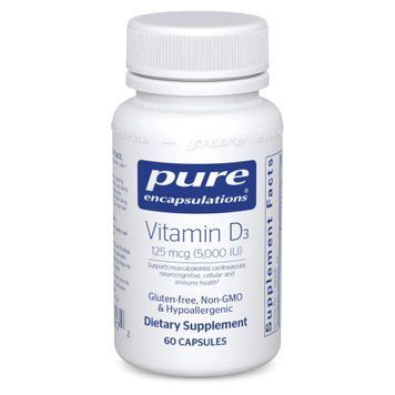 Вітамін Д3 Pure Encapsulations Vitamin D3 5000 МО 60 капсул