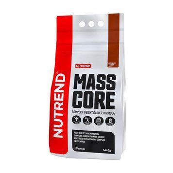 Гейнер для набору маси Nutrend Mass Core 5440 г Chocolate+Cocoa