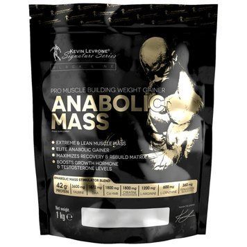 Гейнер для набора массы Kevin Levrone Anabolic MASS 1000 г Strawberry