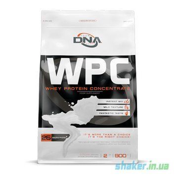 Сироватковий протеїн концентрат DNA Supps WPC (900 г) дна саппс chocolate