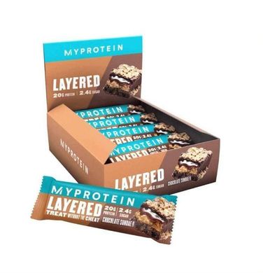 Протеїнові батончики Myprotein Retail Layer Bar 12x60 г Cookies Cream